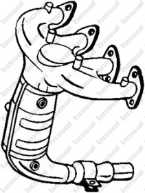 Выхлопная система BOSAL для FORD KA (RU8) 1.2