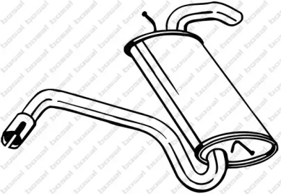 Выхлопная система BOSAL для FORD GRAND C-MAX (DXA/CB7, DXA/CEU) 1.6 Ti