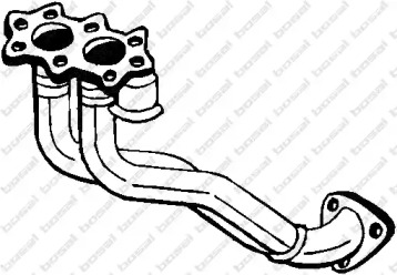 Выхлопная система BOSAL для VW GOLF II (19E, 1G1) 1.8 GTI 16V