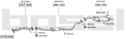 Выхлопная система BOSAL для KIA RIO седан (DC_) 1.5 16V