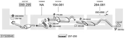 Выхлопная система BOSAL для FORD TRANSIT автобус (E_ _) 2.0 CNG