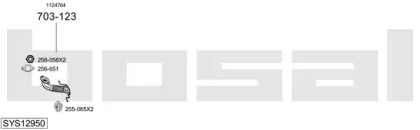 Выхлопная система BOSAL для FORD MONDEO III (B5Y) 1.8 SCi