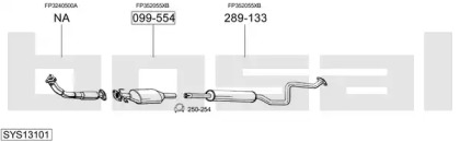 Выхлопная система BOSAL для MAZDA 323 S VI (BJ) 1.9 16V