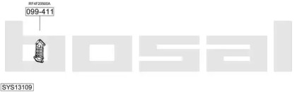 Выхлопная система BOSAL для MAZDA 626 V Station Wagon (GW) 2.0 DITD