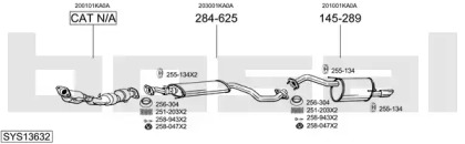 Выхлопная система BOSAL для NISSAN JUKE (F15) 1.6