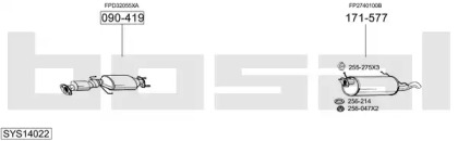 Выхлопная система BOSAL для MAZDA 626 V Station Wagon (GW) 1.8