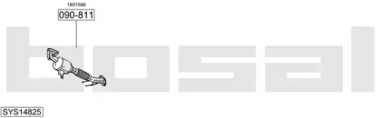 Выхлопная система BOSAL для FORD MONDEO IV Turnier (BA7) 2.0 SCTi