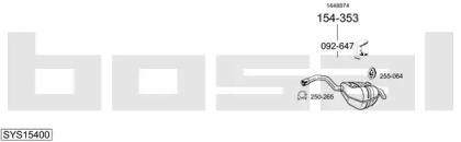Выхлопная система BOSAL для FORD GALAXY (WA6) 1.6 TDCi