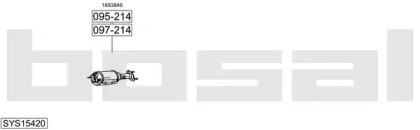 Выхлопная система BOSAL для FORD GALAXY (WA6) 2.2 TDCi