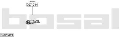 Выхлопная система BOSAL для FORD GALAXY (WA6) 2.2 TDCi