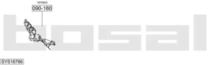 Выхлопная система BOSAL для FORD MONDEO IV Turnier (BA7) 2.3