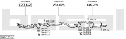 Выхлопная система BOSAL для NISSAN JUKE (F15) 1.6