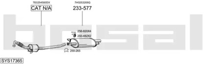 Выхлопная система BOSAL для VW MULTIVAN V (7HM, 7HN, 7HF, 7EF, 7EM, 7EN) 2.0 TDI 4motion