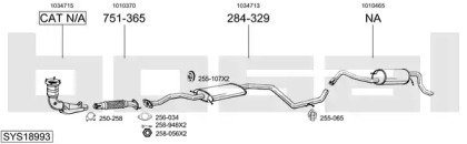 Выхлопная система BOSAL для FORD ESCORT VII Turnier (GAL, ANL) 1.3