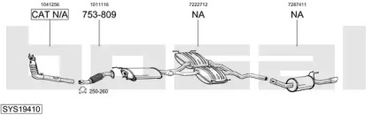 Выхлопная система BOSAL для FORD SCORPIO II Turnier (GNR, GGR) 2.0 i