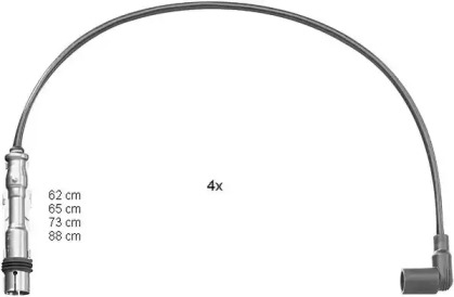 Система зажигания / накаливания CHAMPION для VW POLO (6N2) 1.0