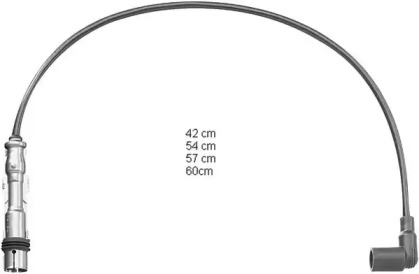 Свечной кабель / соединительные элементы CHAMPION для VW CADDY III Variant (2KB, 2KJ, 2CB, 2CJ) 1.2 TSI