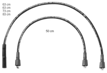 Свечной кабель / соединительные элементы CHAMPION для FORD ESCORT III (GAA) 1.6 XR3i