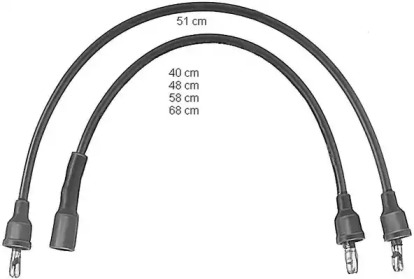 Система зажигания / накаливания CHAMPION для OPEL REKORD D 1.9