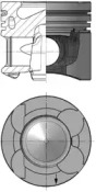 Поршень KOLBENSCHMIDT для NISSAN CABSTAR (F24M, F24W) 35.14 DCI, 45.14 DCI 2.5 (F24M)