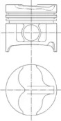 Поршень KOLBENSCHMIDT для NISSAN PATROL GR IV (Y60, GR) 2.8 TD (Y60A)