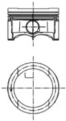 Поршень KOLBENSCHMIDT для VW BORA Variant (1J6) 1.6