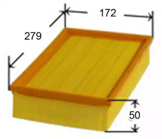 Воздушный фильтр JS ASAKASHI для FORD FOCUS II Кабриолет 2.0 TDCi