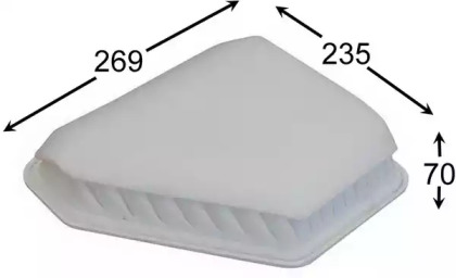 Воздушный фильтр JS ASAKASHI для TOYOTA AVENSIS универсал (_T27_) 2.0 D-4D (ADT270_)