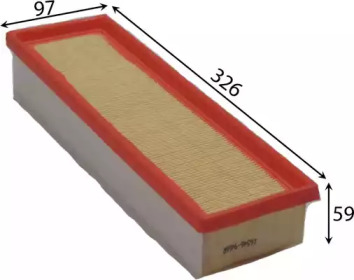 Воздушный фильтр JS ASAKASHI для DACIA SANDERO 1.4