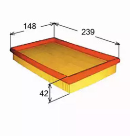 Воздушный фильтр/корпус воздушного фильтра JS ASAKASHI для MAZDA 323 S VI (BJ) 1.4