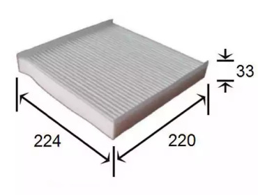 Фильтр салона JS ASAKASHI для PEUGEOT PARTNER Фургон (5) 1.9 D 4x4