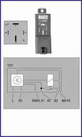 Система зажигания / накаливания HITACHI для FORD ESCORT '95 Фургон (AVL) 1.8 D