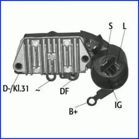 Генератор HITACHI для HONDA CRX I (AF, AS) 1.5 i (AF)