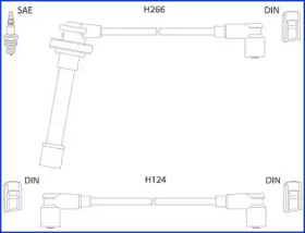Свечной кабель / соединительные элементы HITACHI для NISSAN SUNNY III Liftback (N14) 1.6 i
