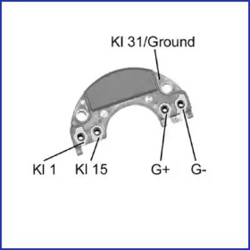 Система зажигания / накаливания HITACHI для MAZDA 121 II (DB) 1.3 16V