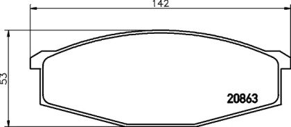 Дополнительные работы HELLA PAGID для NISSAN PATROL GR IV (Y60, GR) 2.8 TD (Y60A)