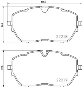 Запчасти для ТО HELLA PAGID для PEUGEOT 308 SW II 1.6 THP 150