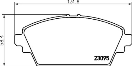 Дополнительные работы HELLA PAGID для NISSAN PRIMERA Hatchback (P12) 1.6