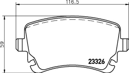 Дисковой тормозной механизм HELLA PAGID для VW MULTIVAN V (7HM, 7HN, 7HF, 7EF, 7EM, 7EN) 1.9 TDI
