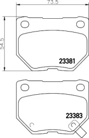 Запчасти для ТО HELLA PAGID для SUBARU IMPREZA седан (GD) 2.0 WRX Turbo AWD