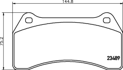 Тормозные колодки HELLA PAGID для JAGUAR S-TYPE (X200) 2.5 V6