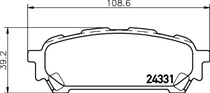 Дополнительные работы HELLA PAGID для SUBARU IMPREZA седан (GD) 2.0 i AWD