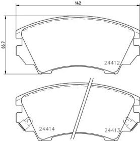 Дополнительные работы HELLA PAGID для CHEVROLET MALIBU (V300) 2.0 D