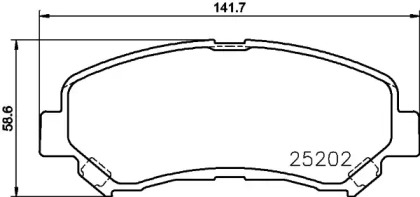 Дополнительные работы HELLA PAGID для NISSAN JUKE (F15) 1.6 DIG-T NISMO RS 4x4