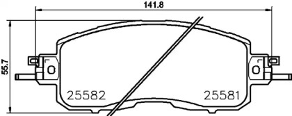 Дополнительные работы HELLA PAGID для NISSAN TEANA III (J33, L33) 2.0