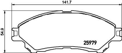 Запчасти для ТО HELLA PAGID для SUZUKI VITARA (LY) 1.4 T AllGrip (APK 414)