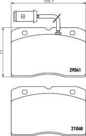 Запчасти для ТО HELLA PAGID для ALFA ROMEO AR 8 c бортовой платформой/ходовая часть (280_) 2.5 D
