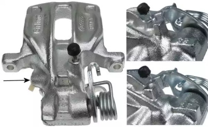 Суппорт диского колесного тормозного механизма HELLA PAGID для VW GOLF II (19E, 1G1) 1.8 GTI 16V