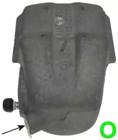 Суппорт диского колесного тормозного механизма / -держатель HELLA PAGID для FIAT PANDA (141_) 1000 4x4