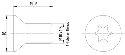 Дисковой тормозной механизм HELLA PAGID для LAND ROVER RANGE ROVER EVOQUE Кабриолет (L538) 2.0 4x4